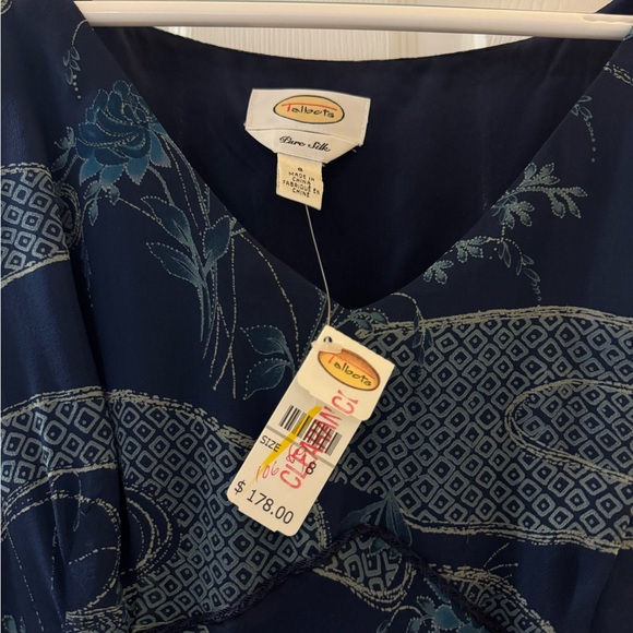 Talbots Navy and Gray Maxi Dress - Picture 3 of 4